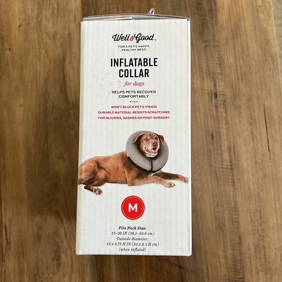 Inflatable Collar for dogs. Size Medium. Fits Neck Size: 15-30 inches. NWOT - Picture 6 of 6